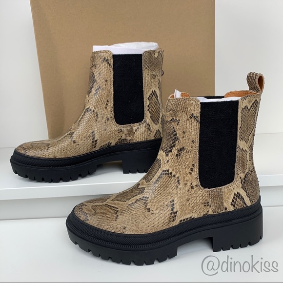 LUCKY BRAND Ellerey Lug Leather Bootie Boot - Picture 8 of 16